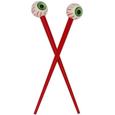 Eyeball Green Hair Sticks - Kreepsville